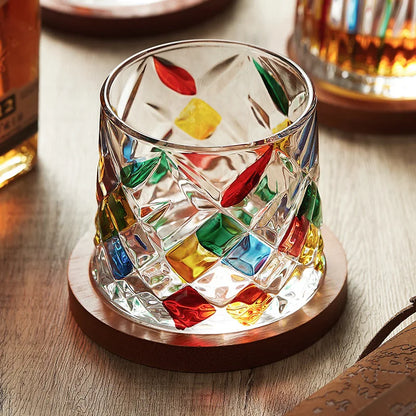 Aurora Crystal Whiskey Glass