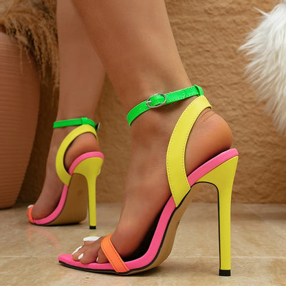 Eva Neon Glow Stilettos