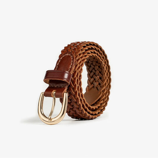 Emily Braided Leather Belt