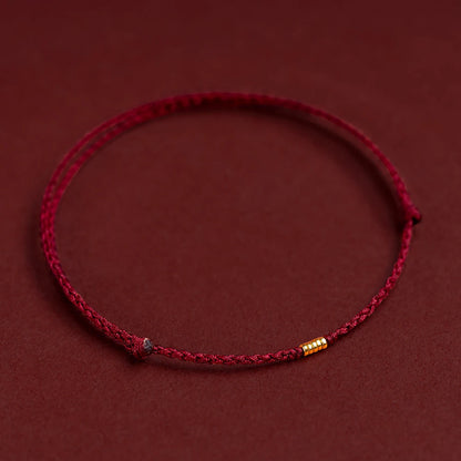 Simple Red Good Luck Bracelet