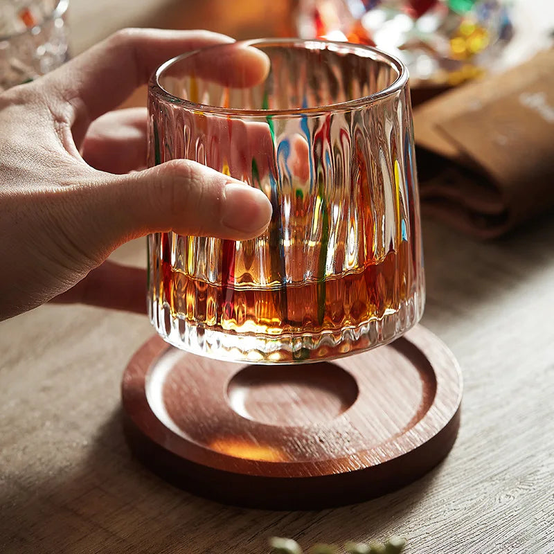 Aurora Crystal Whiskey Glass