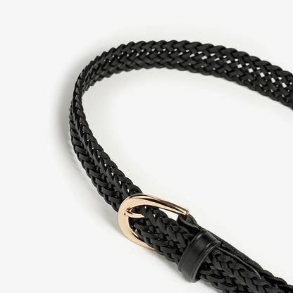 Emily Braided Leather Belt