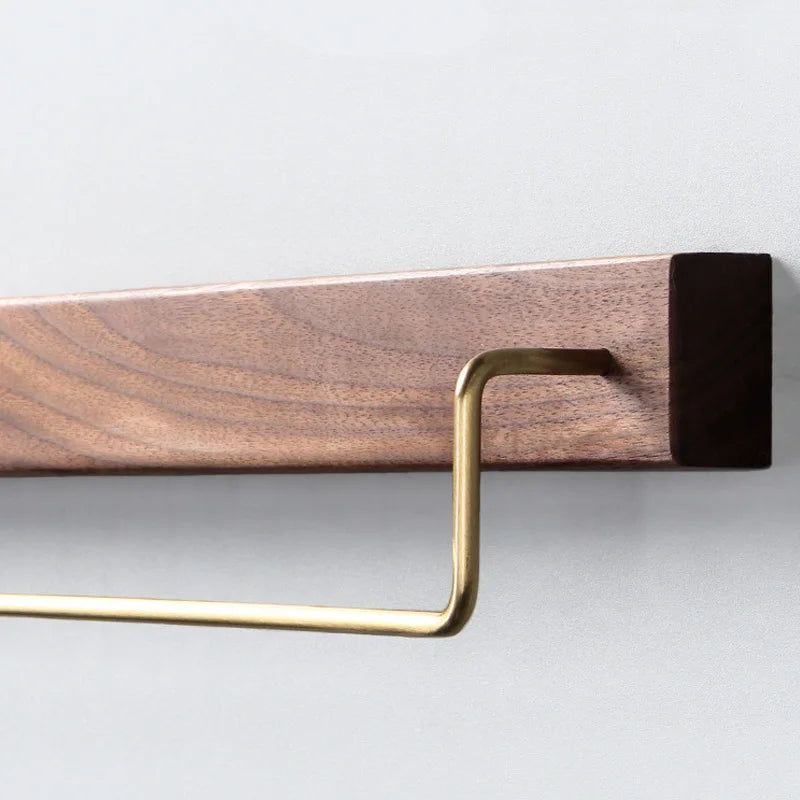 Walnut Towel Rack