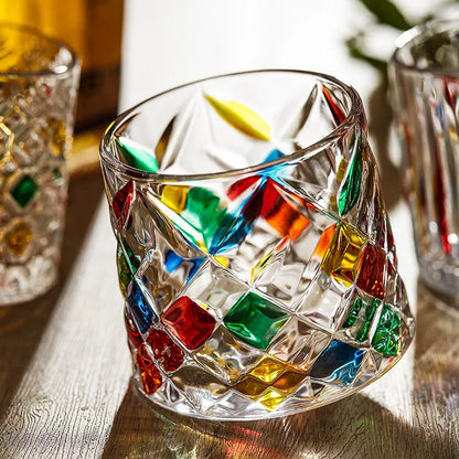 Aurora Crystal Whiskey Glass