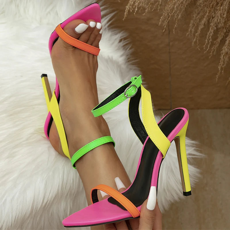 Eva Neon Glow Stilettos