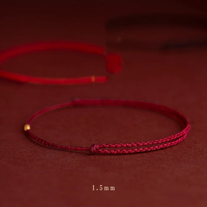 Simple Red Good Luck Bracelet