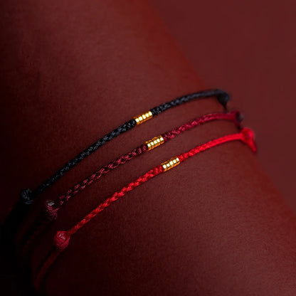 Simple Red Good Luck Bracelet