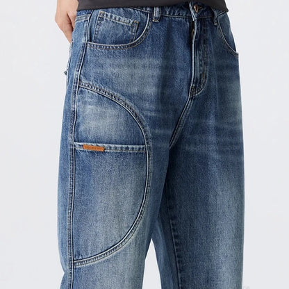 Retro Wide Leg Denim Jeans