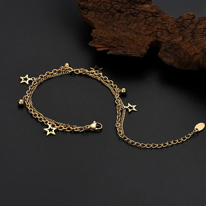 Celestial Gold Star Charm Bracelet