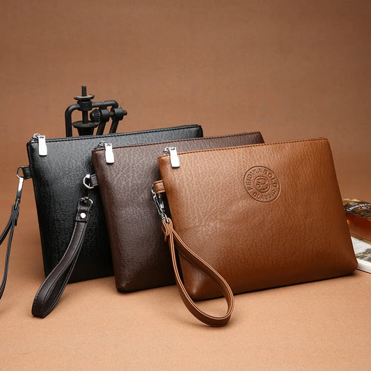 Executive Leather Clutch for Men