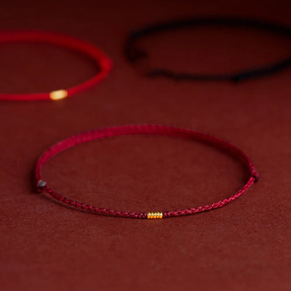 Simple Red Good Luck Bracelet