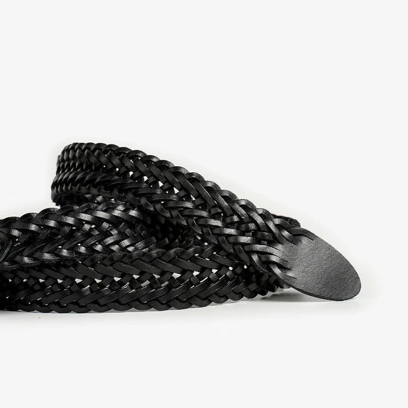 Emily Braided Leather Belt