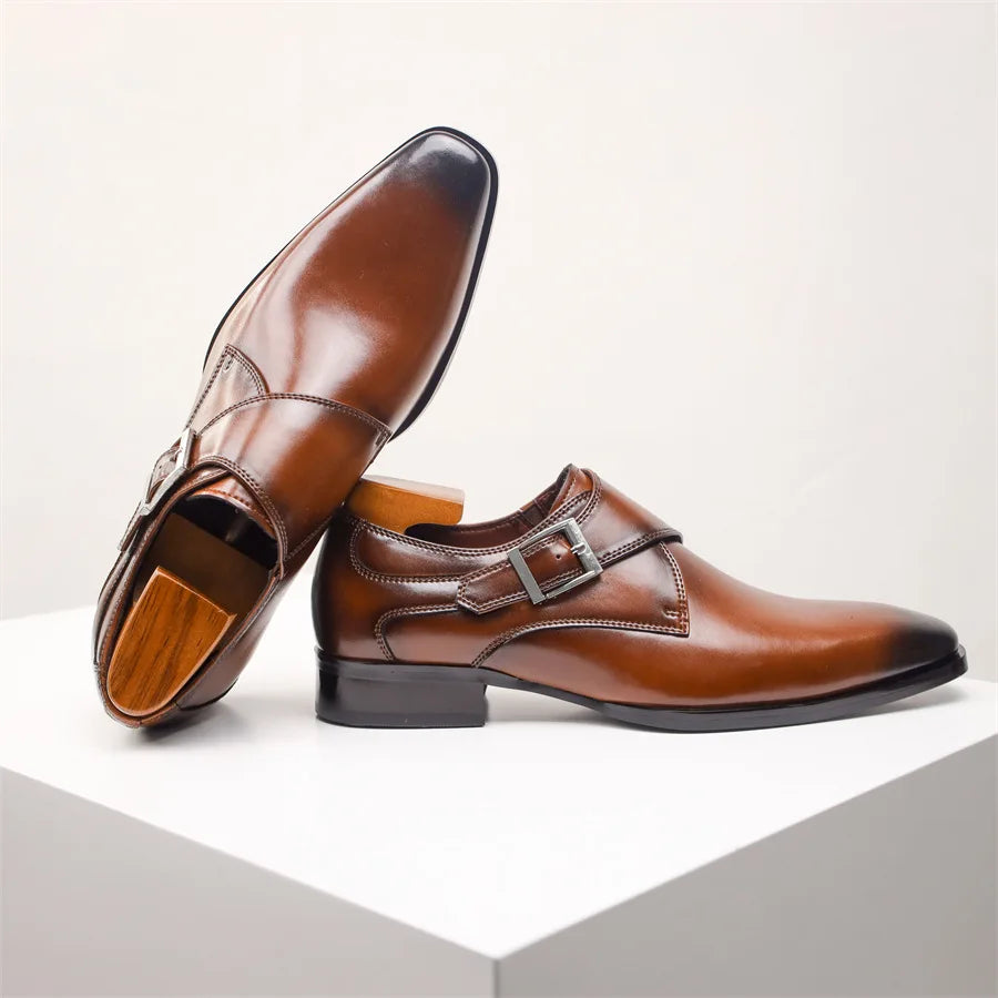 Lorenzo Milano Leather Dress Shoes